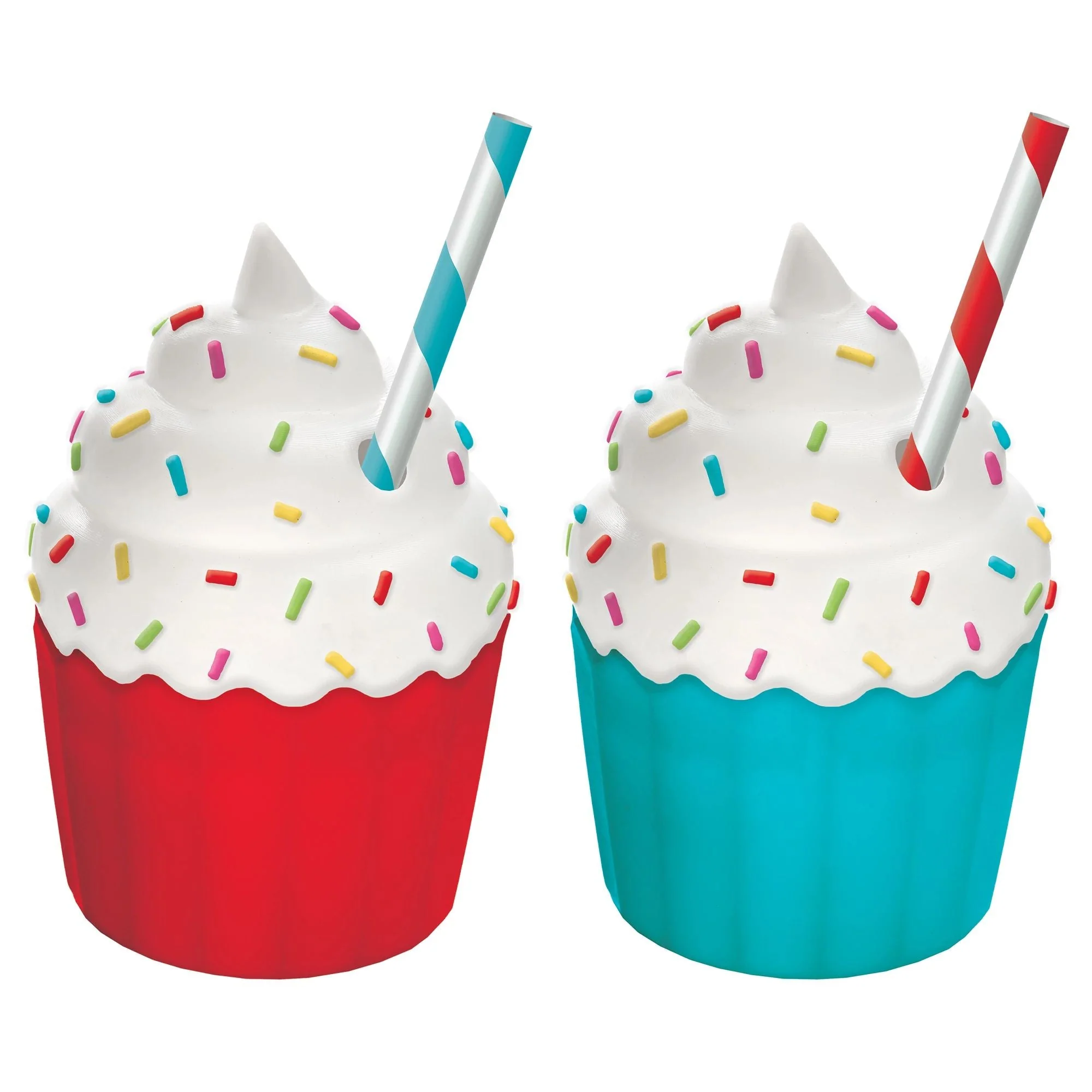 Cupcake Shaped Favor Cups, 7 oz, Assortment, 1 Count
