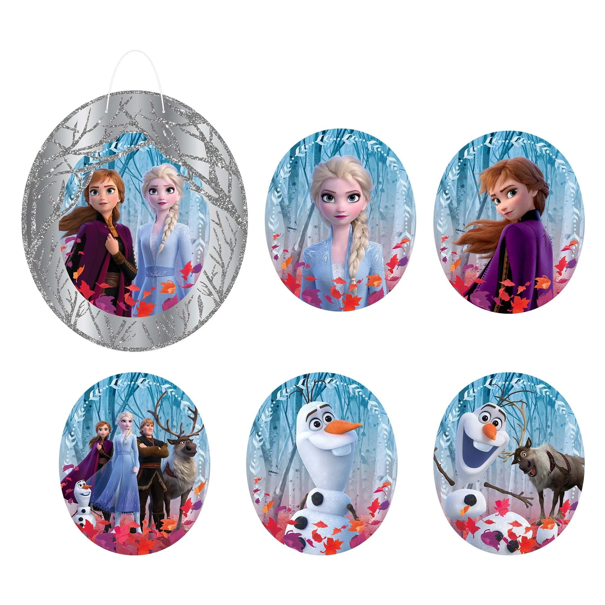 Disney Frozen 2 Glitter Wall Frame Decoration Kit, 1 Count