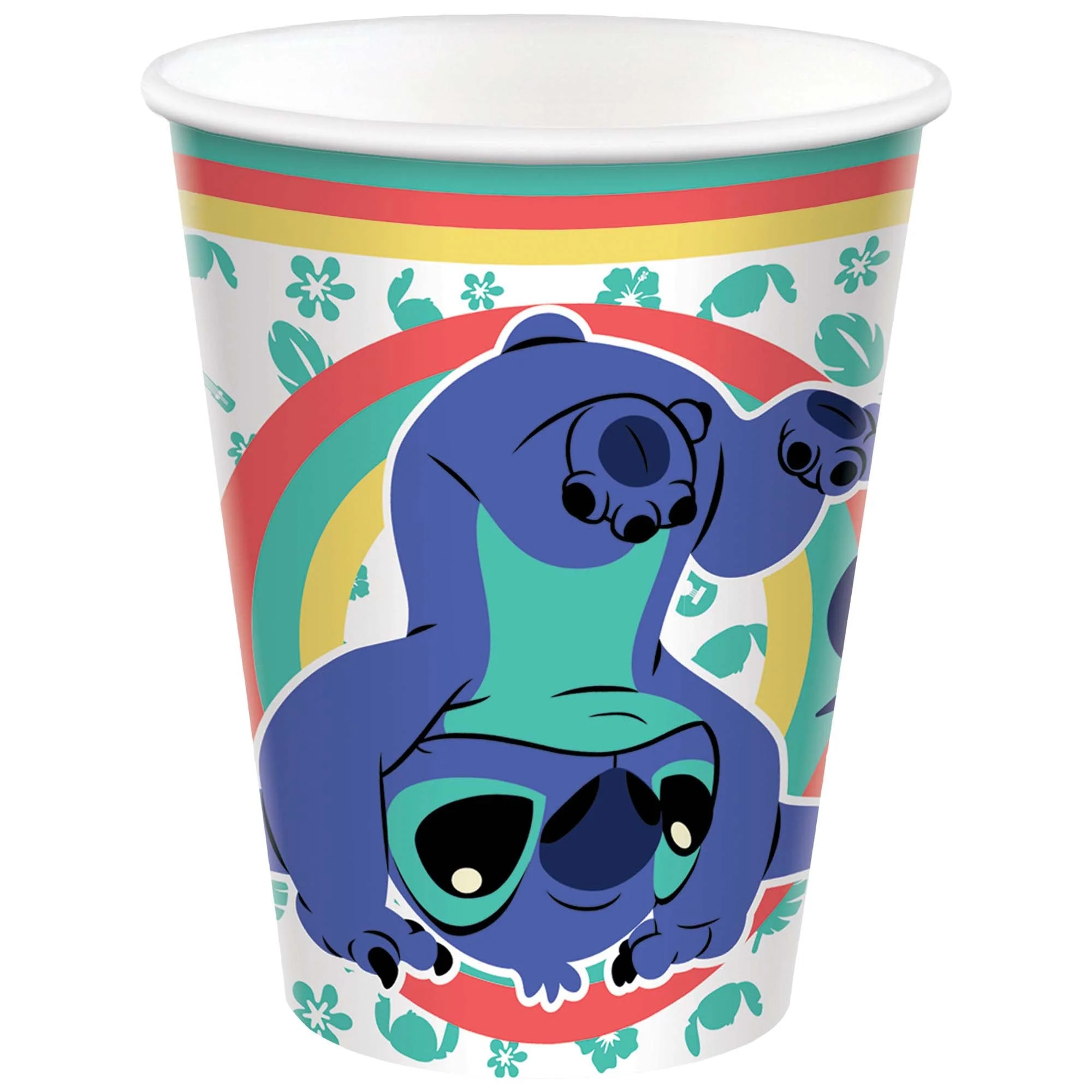 Disney Stitch Birthday Party Paper Cups, 9 Oz, 8 Count