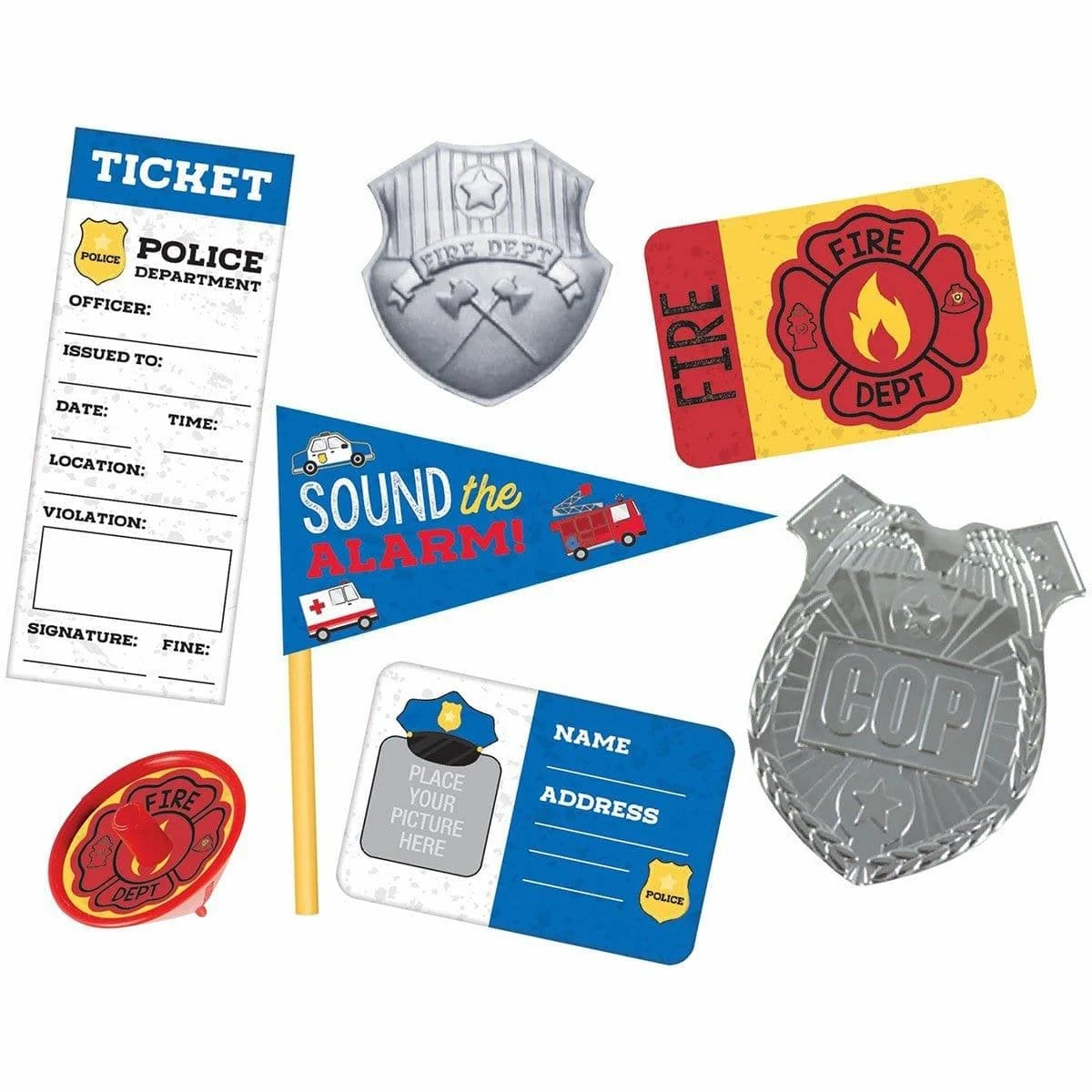 First Responders Mega Mix Favor Pack, 48 Count