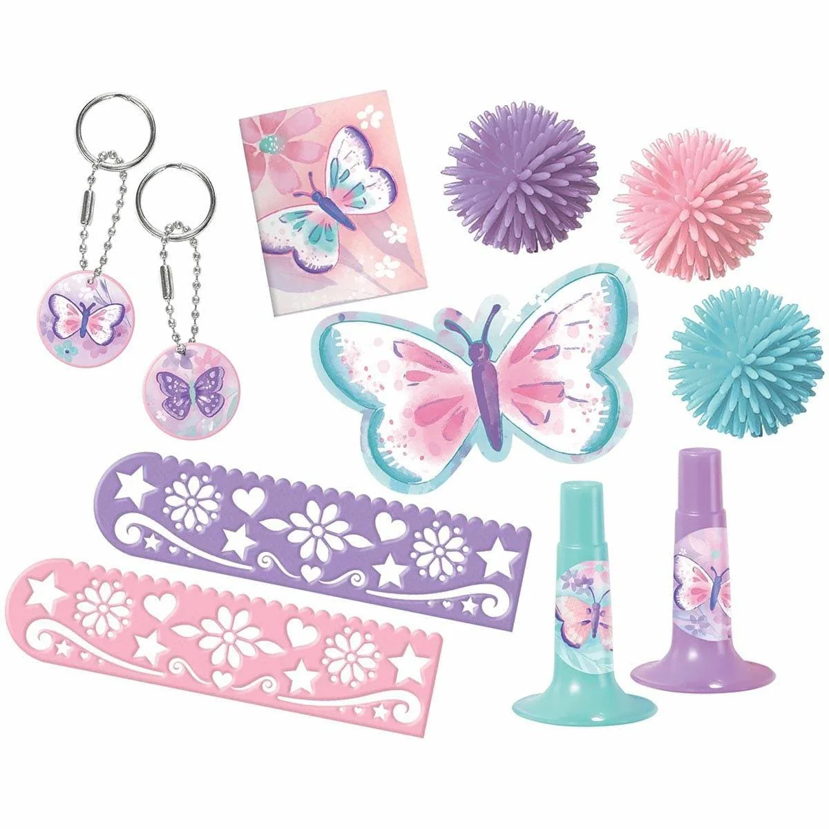 Flutter Party Mega Mix Favor Pack, 48 Count