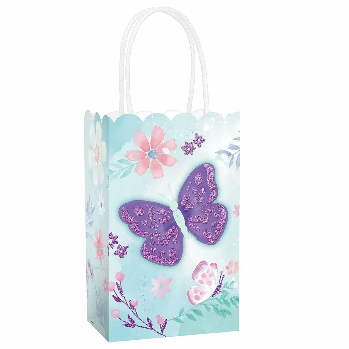 Flutter Party Paper Bag, 8 Count