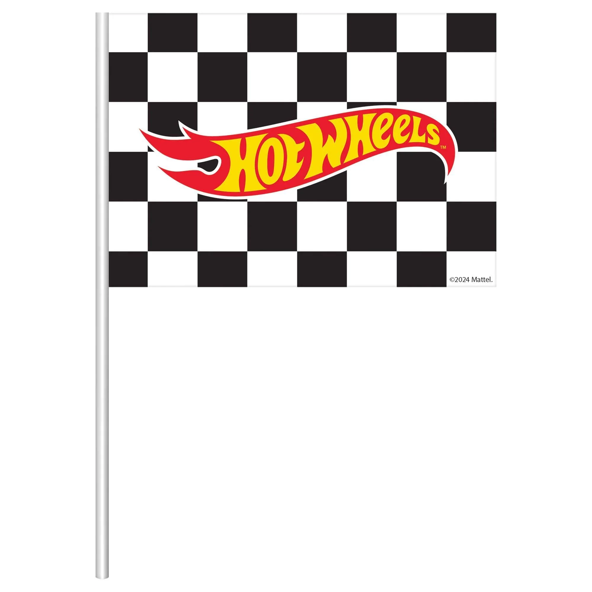 Hot Wheels Race Flag Favours, 8 Count