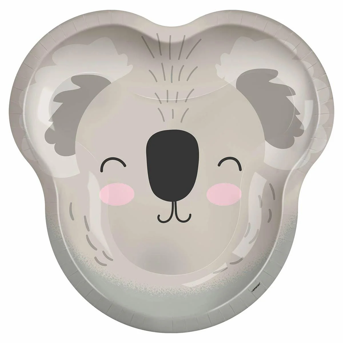 Koala Party Dinner Plates, 9 Inches, 8 Count