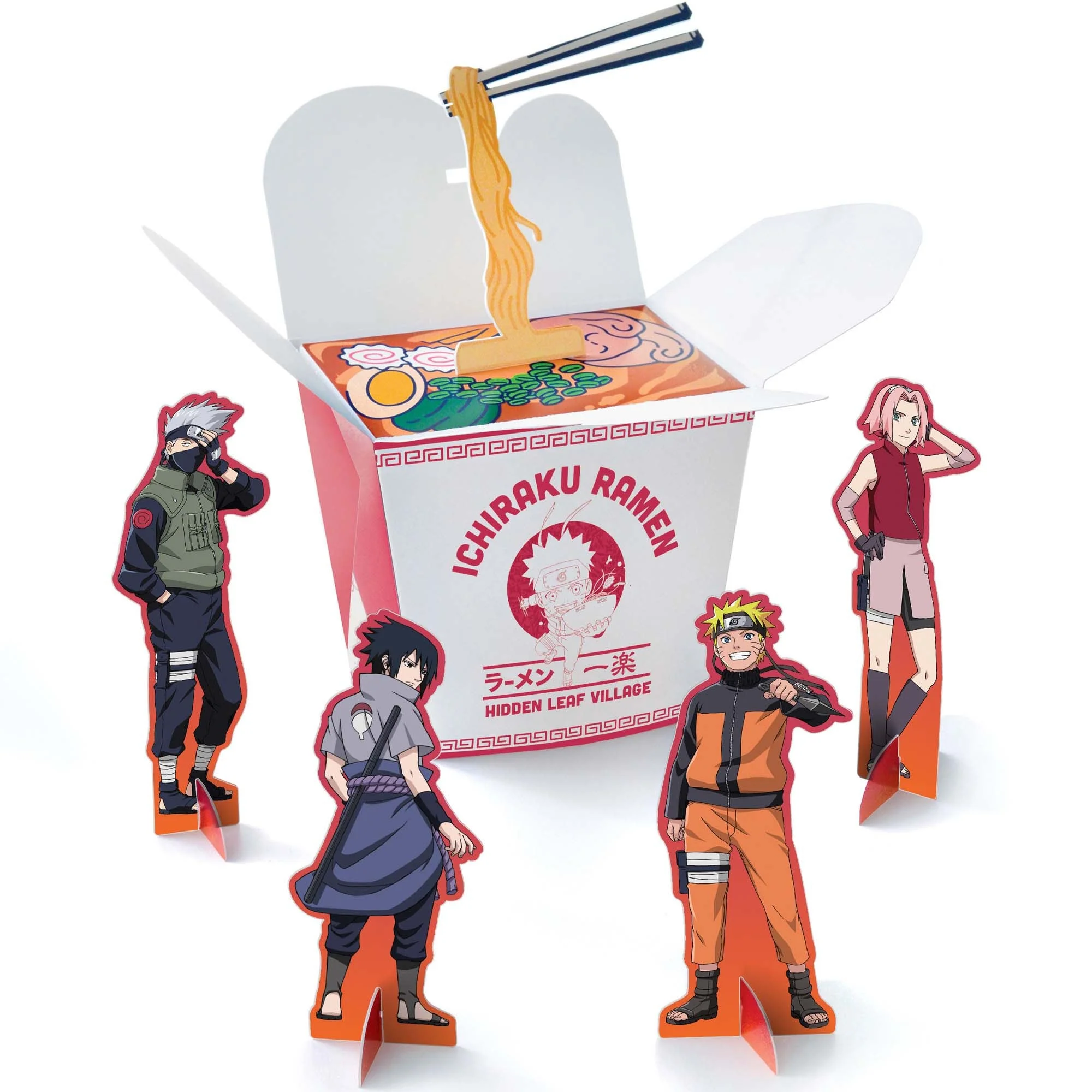 Naruto Birthday Paper Table Centerpiece Decoration Kit, 5 Count