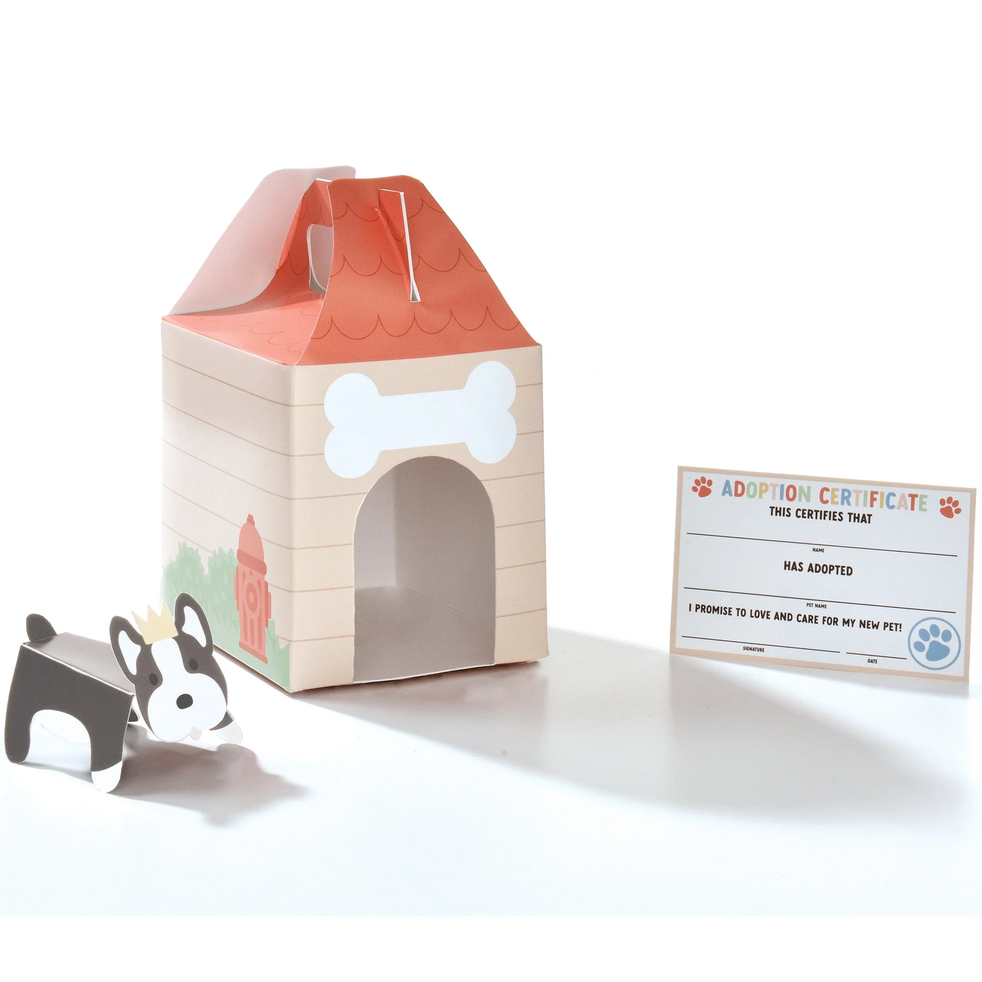 Pawsome Adoption Kit Favor Box, 8 Count
