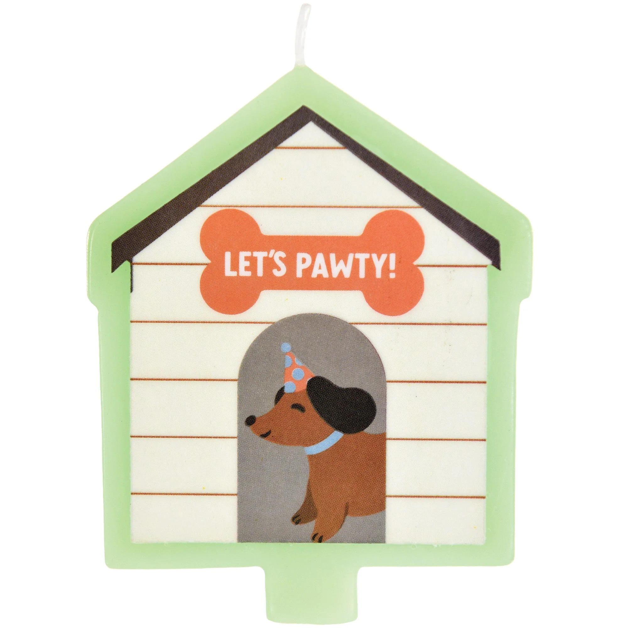 Pawsome Party Birthday Candle, 1 Count