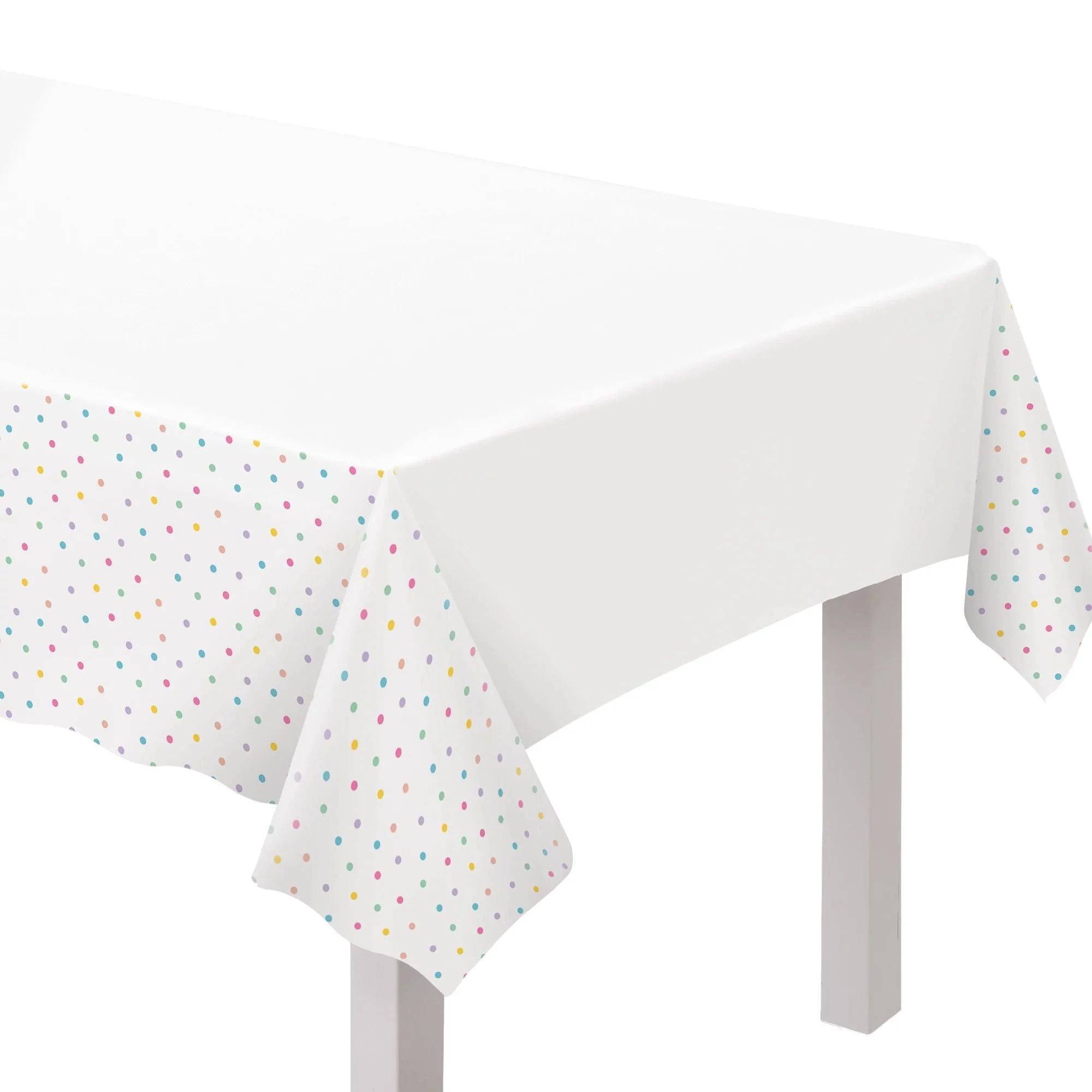 Spa Party Plastic Tablecover, 1 Count