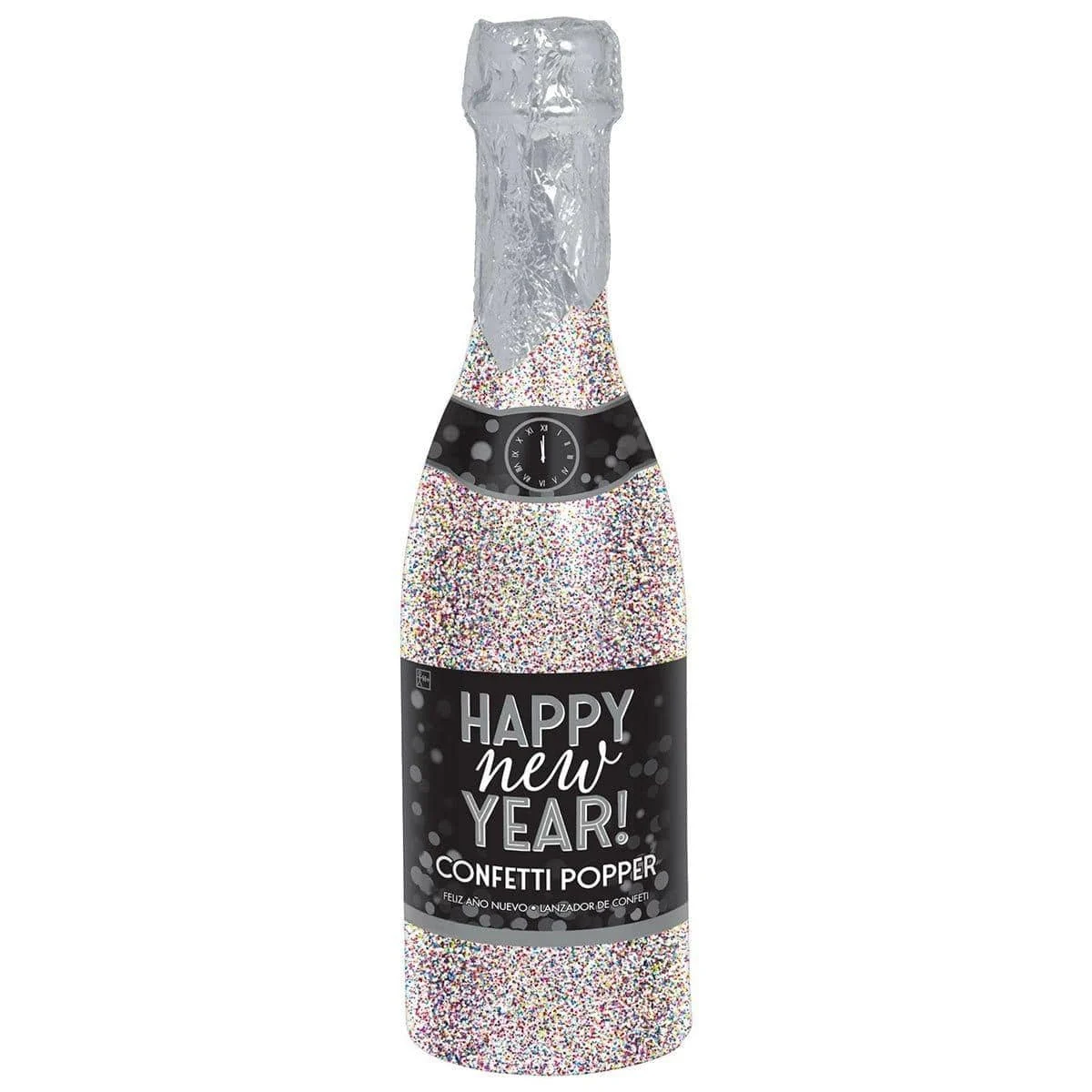 New Years Glitter Bottle Party Confetti Popper