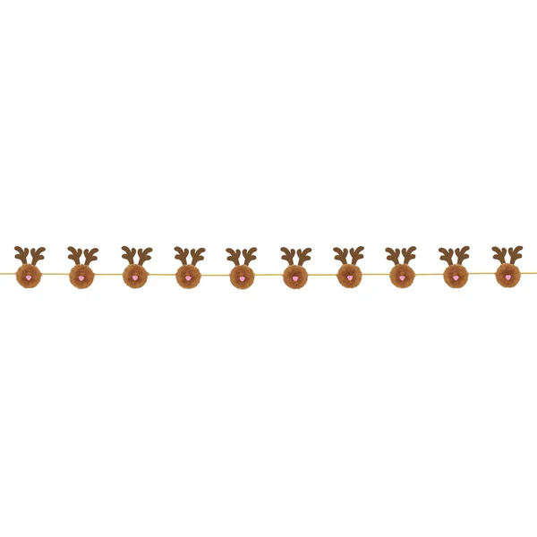 Reindeer Pom Pom Garland