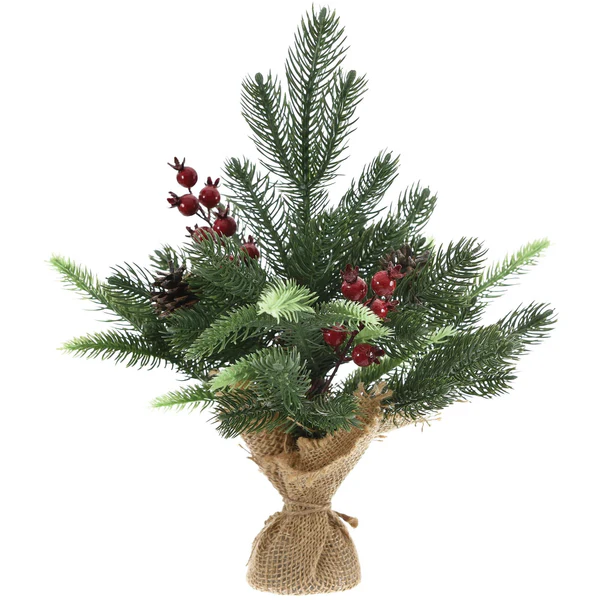 Faux Pine Tabletop Décor, 14"