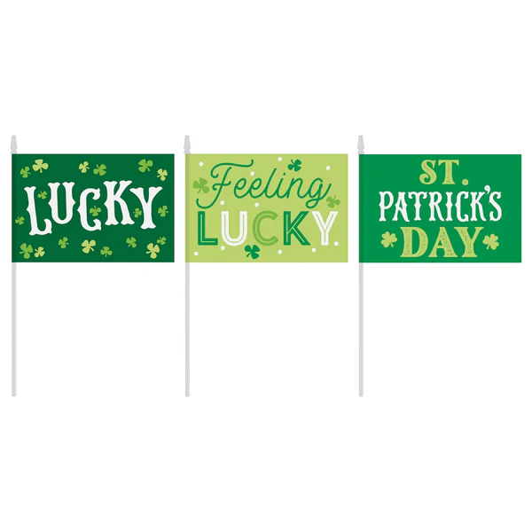 St. Patrick's Day Flags