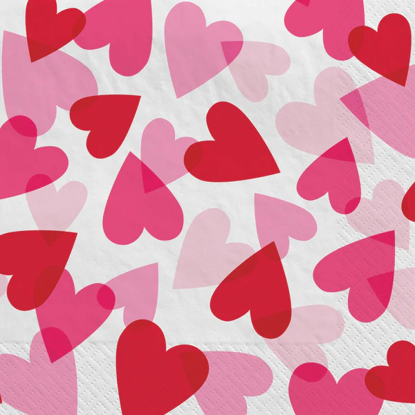 Heart Party Lunch Napkins
