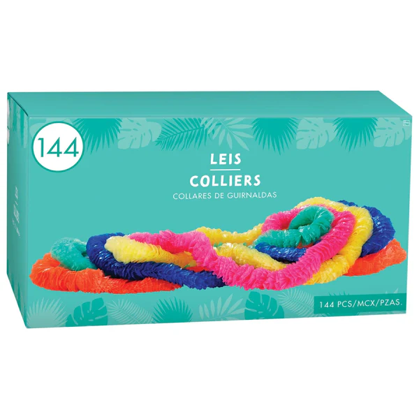 Boxed Polyester Lei Assortment