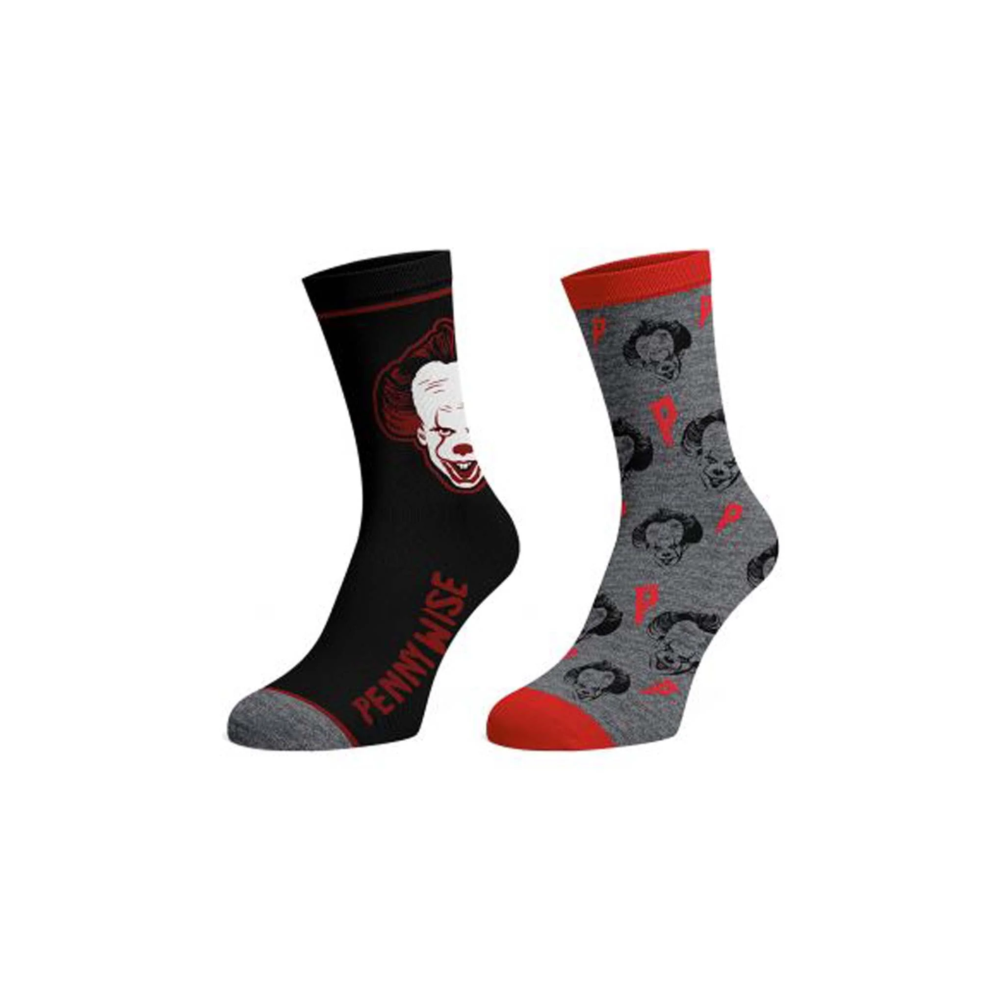 IT! Pennywise Socks for Adult, 2 Pairs