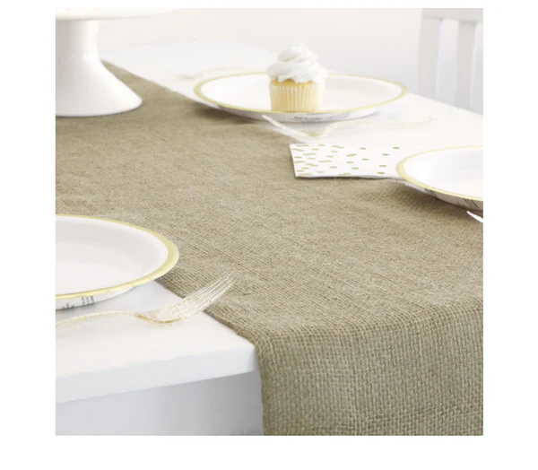 Burlap Table Runner 5.9 ft