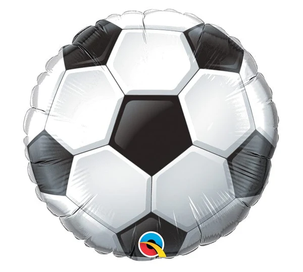18" SOCCER BALL SHAPED FOIL BALLOON