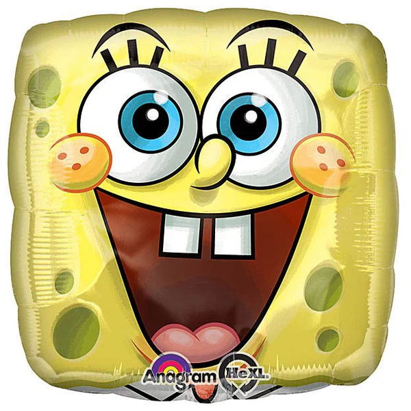 190 17"PKG SQUARE SPONGEBOB BALLOON