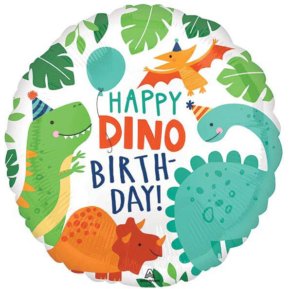 17" PKG DINOMITE BIRTHDAY PARTY BALLOON