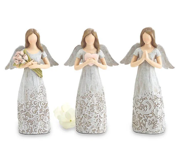 LACE ANGEL FIGURINES