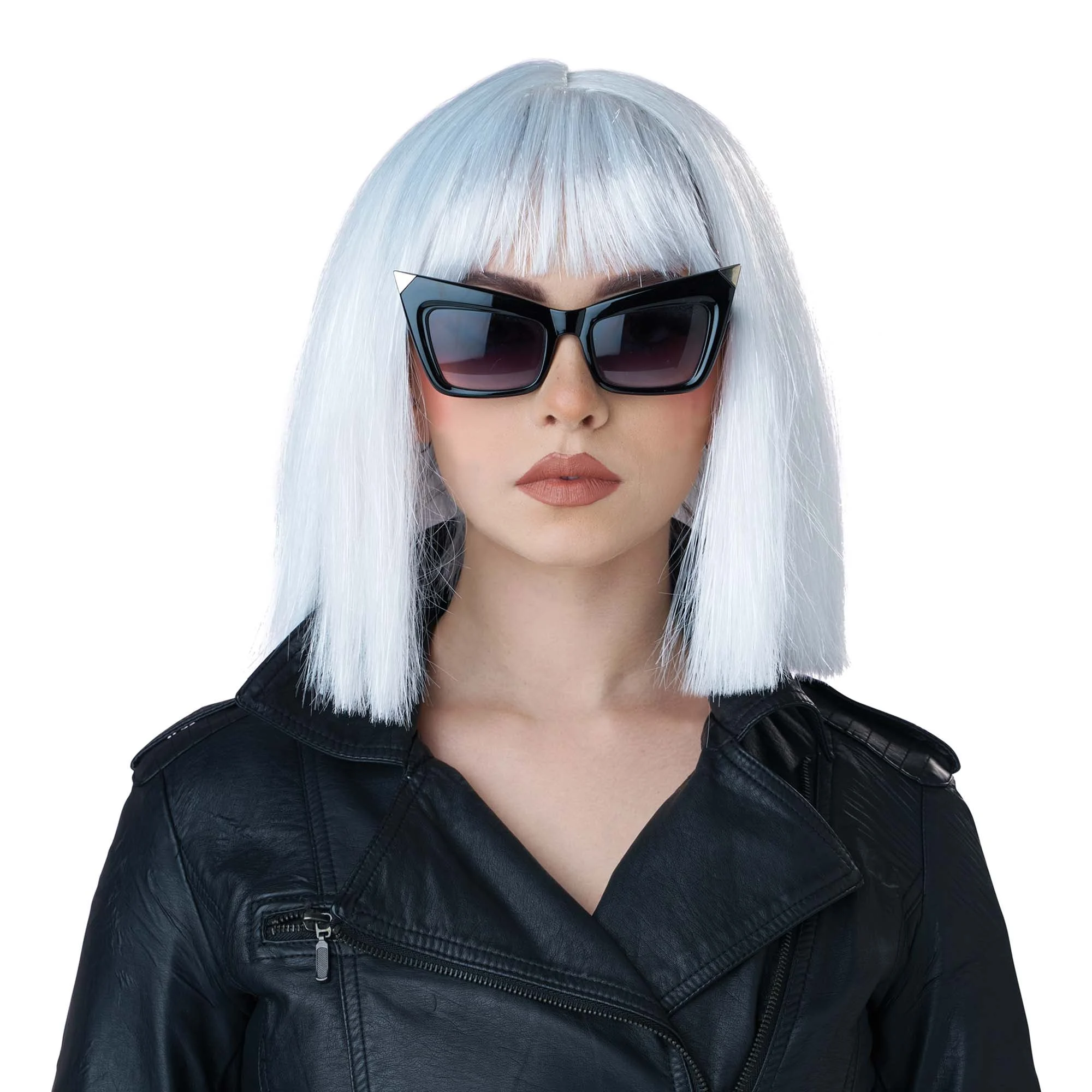 Shimmering Bob Wig for Adults