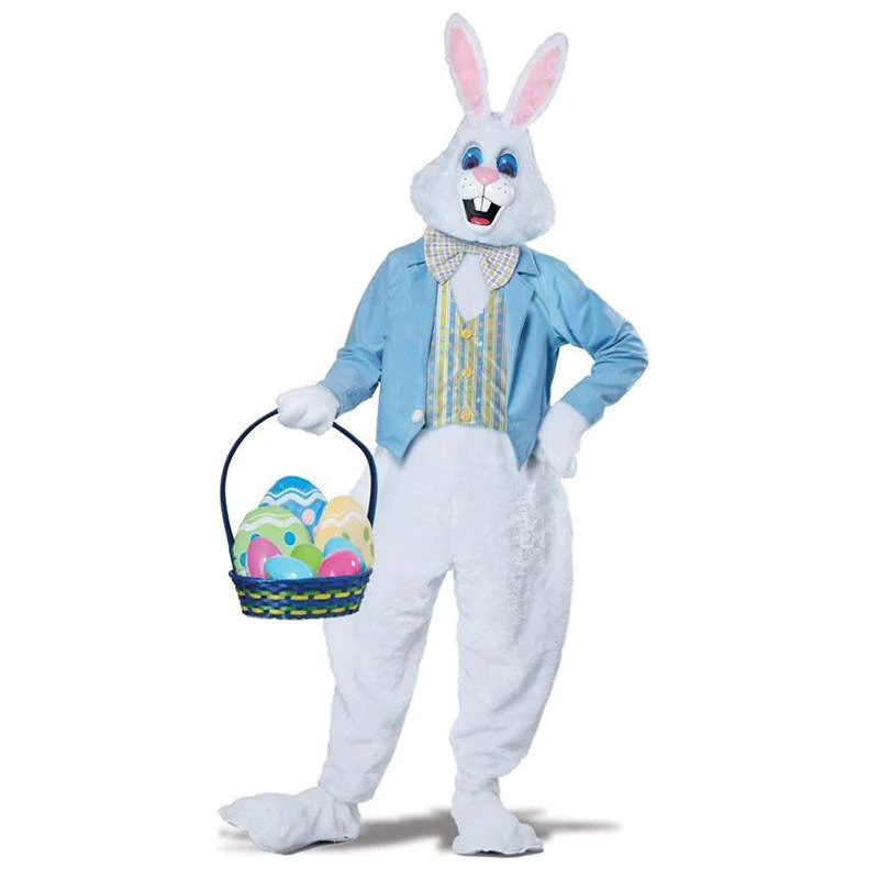 Deluxe Bunny Mascot For Adults