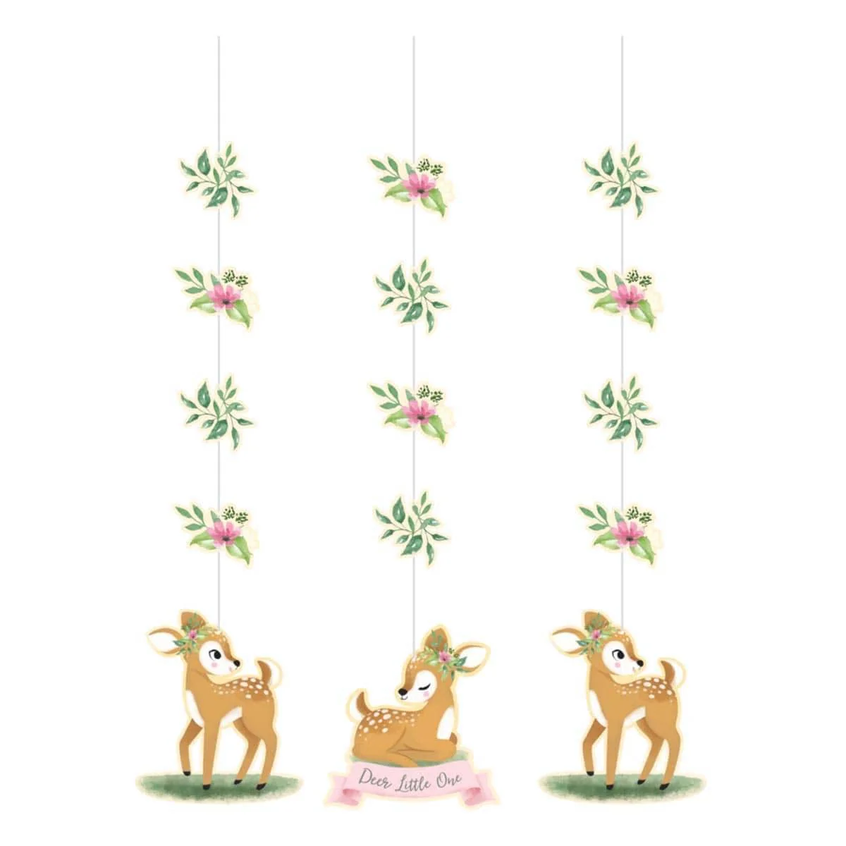 Deer Little One String Decoration, 3 Count
