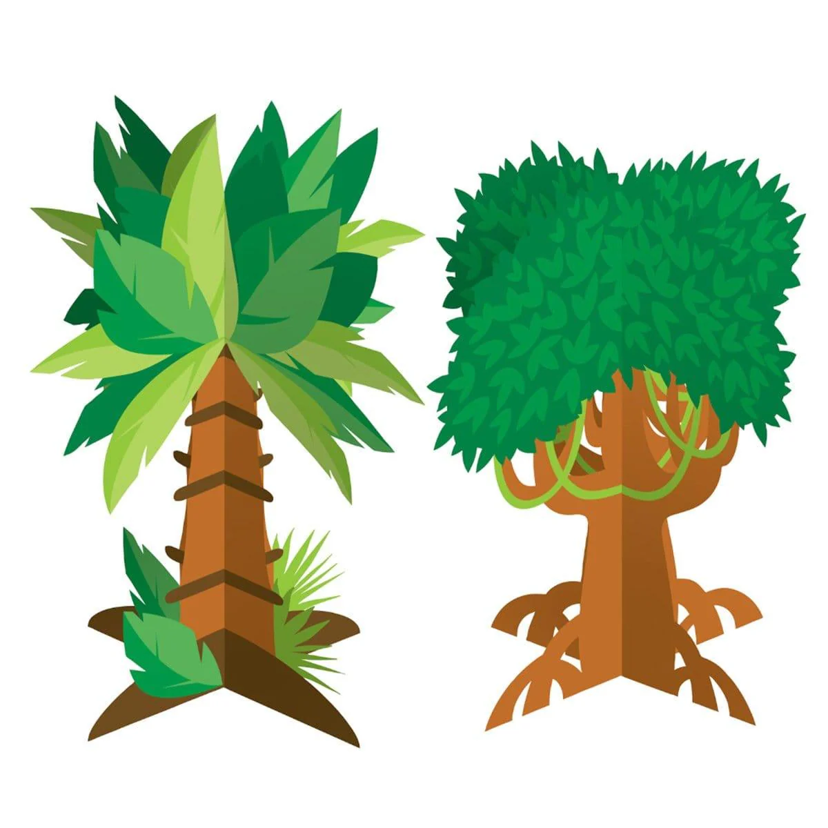 Safari Animals Centerpiece, 2 Count