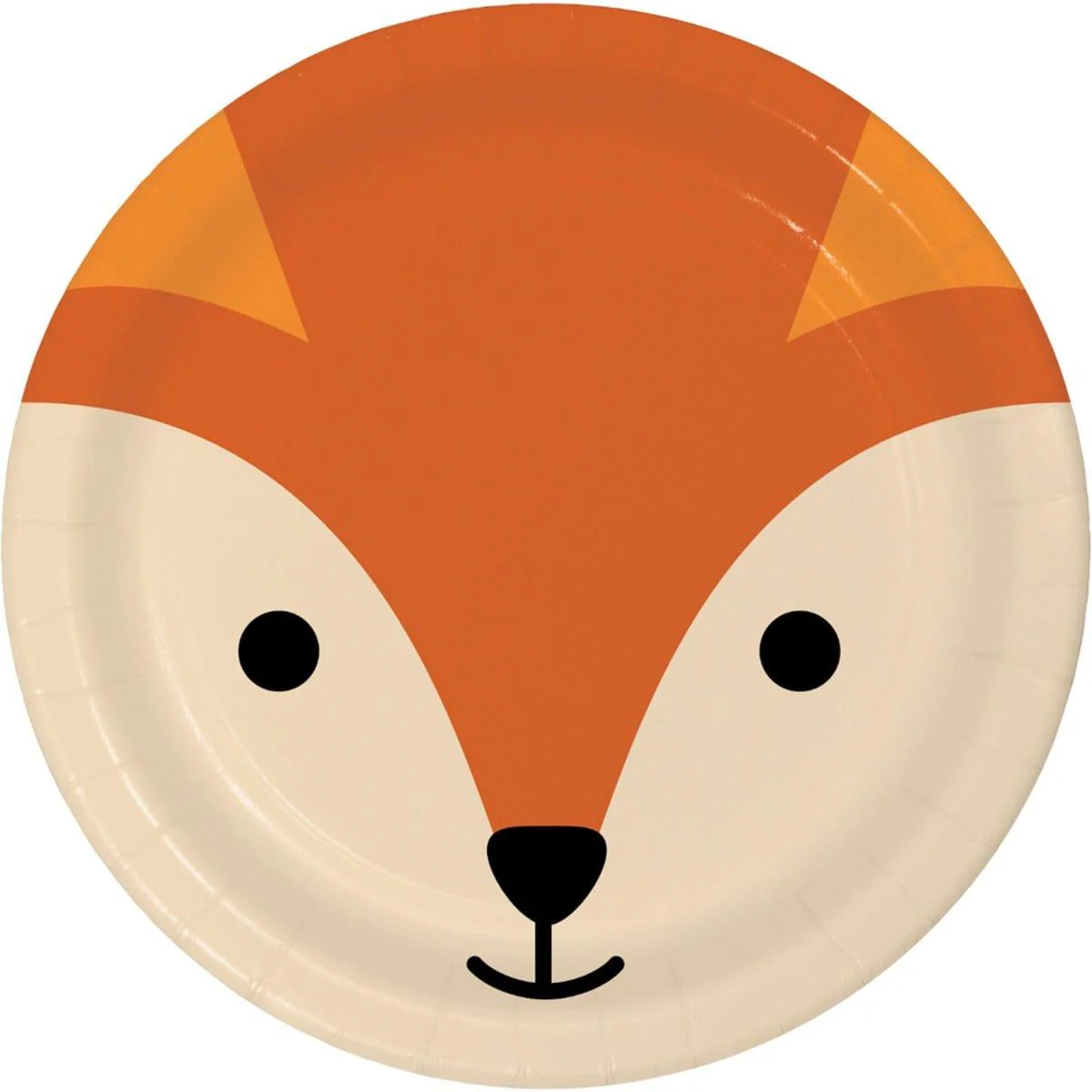 Fox Plates, 9 inches, 8 Count
