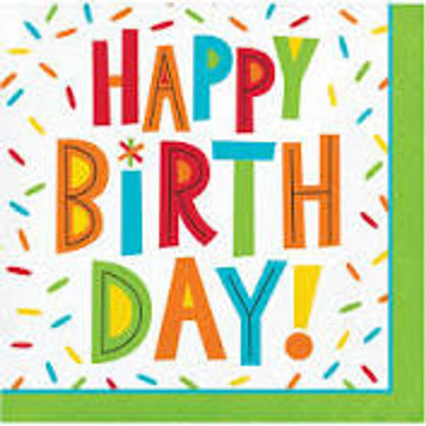 Birthday Fun Beverage Napkins