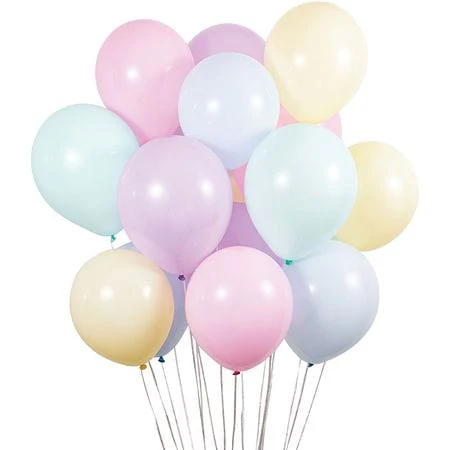 Assorted Pastel Latex Balloons