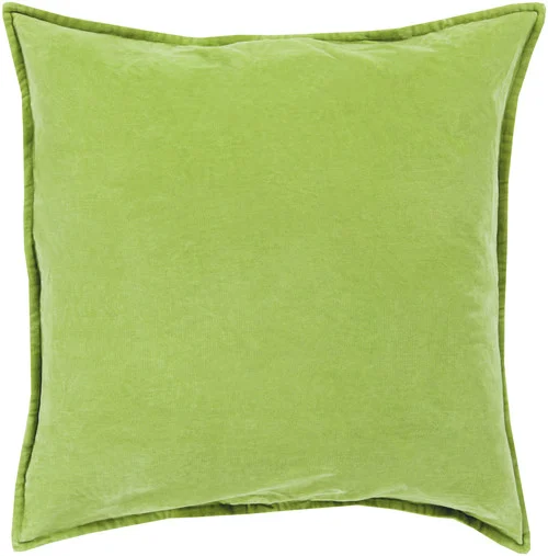 18" Green Contemporary Square Decorative Throw Pillow