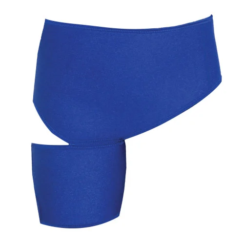 10" Bright Blue Solid Modern Style Adjustable Sport Thigh Sleeve