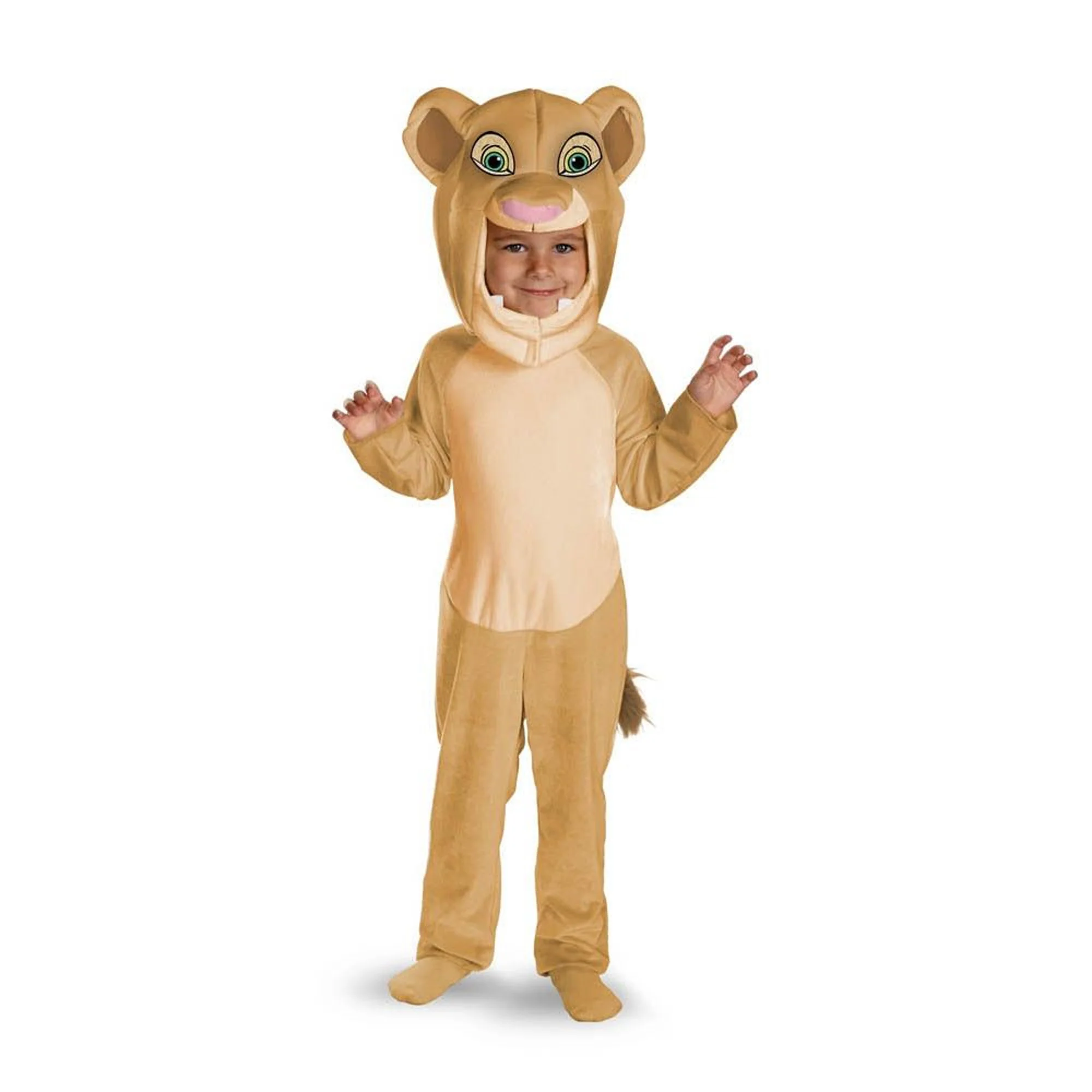 The Lion King Nala Classic Costume for Toddlers, Disney, Tan Jumpsuit