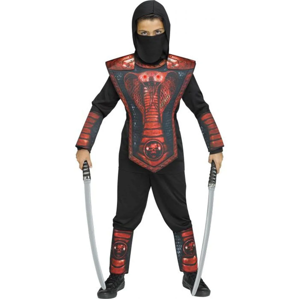 Cobra Ninja Red Costume for Kids