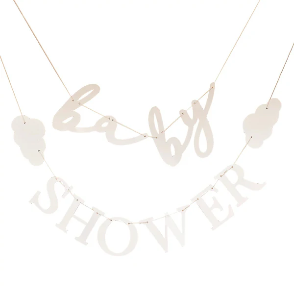 Ginger Ray Baby Shower Banner - Eco
