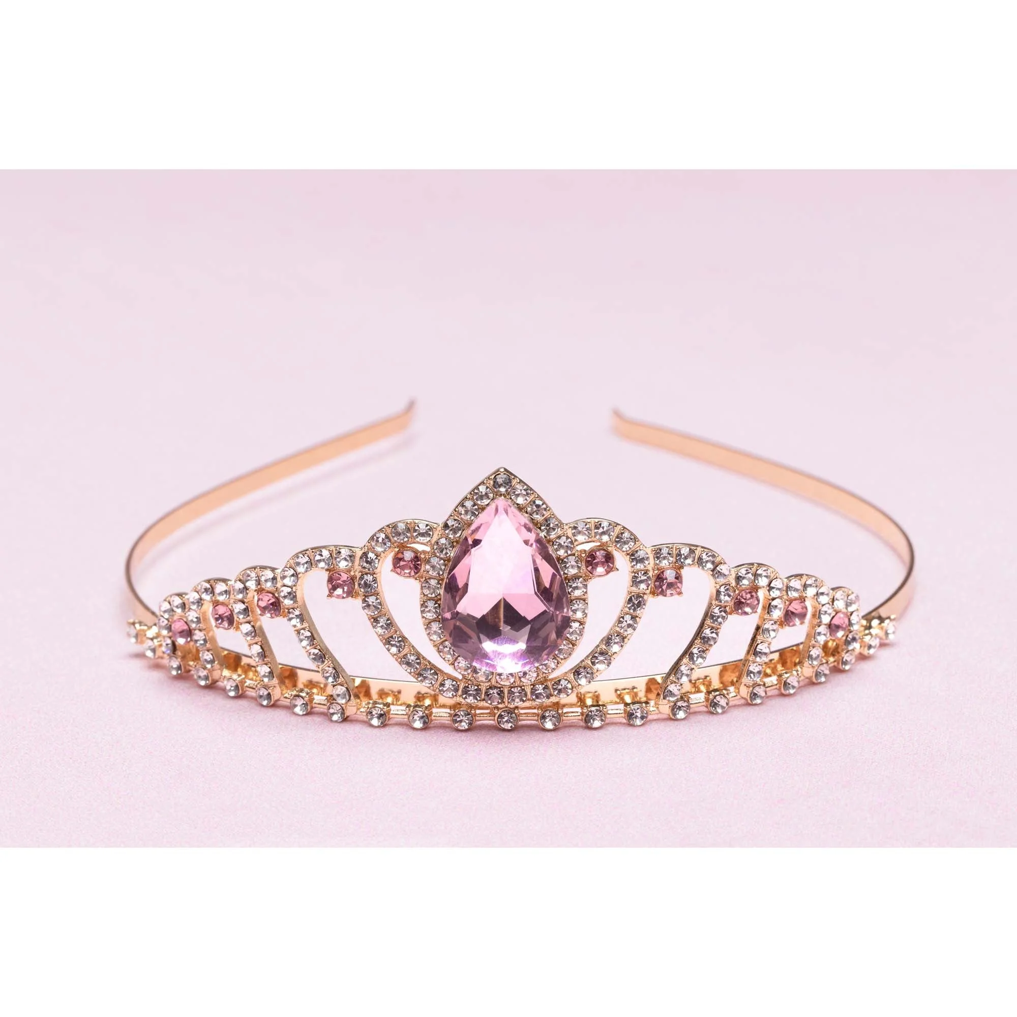 Boutique Regal Pink Tiara for kids, 1 count