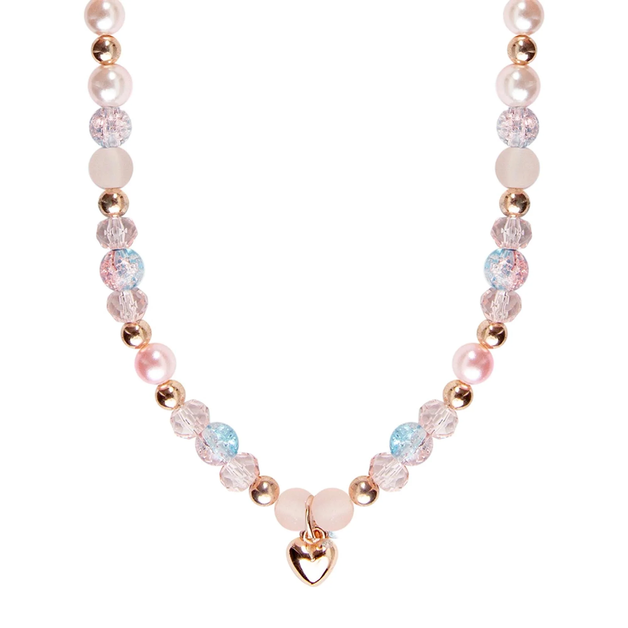 Boutique Sweet Heart Necklace for kids, 1 Count