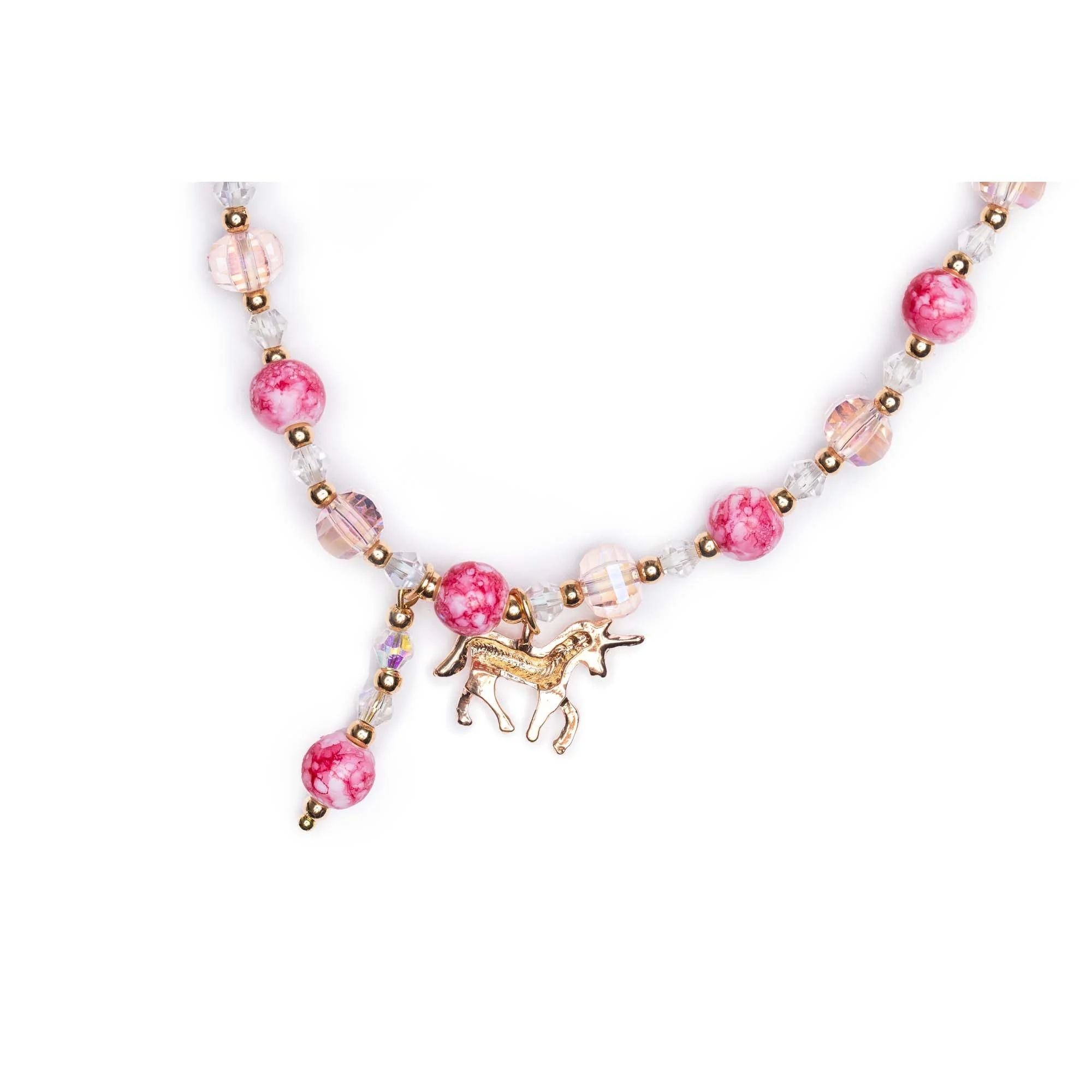 Boutique Unicorn Crystal Necklace for kids, 1 Count
