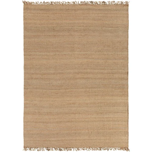 8' x 11' Rural Retreat Tan Brown Reversible Hand Woven Jute Area Throw Rug