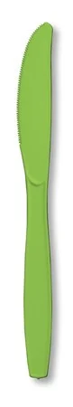 Reusable Party Knives - 7.5" - Lime Green - Club Pack of 288