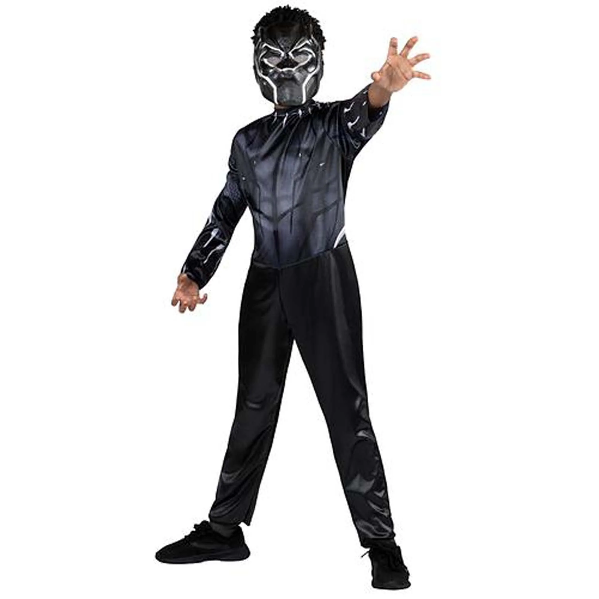 Black Panther Value Costume for Kids, Marvel, Jumpsuit and Mask