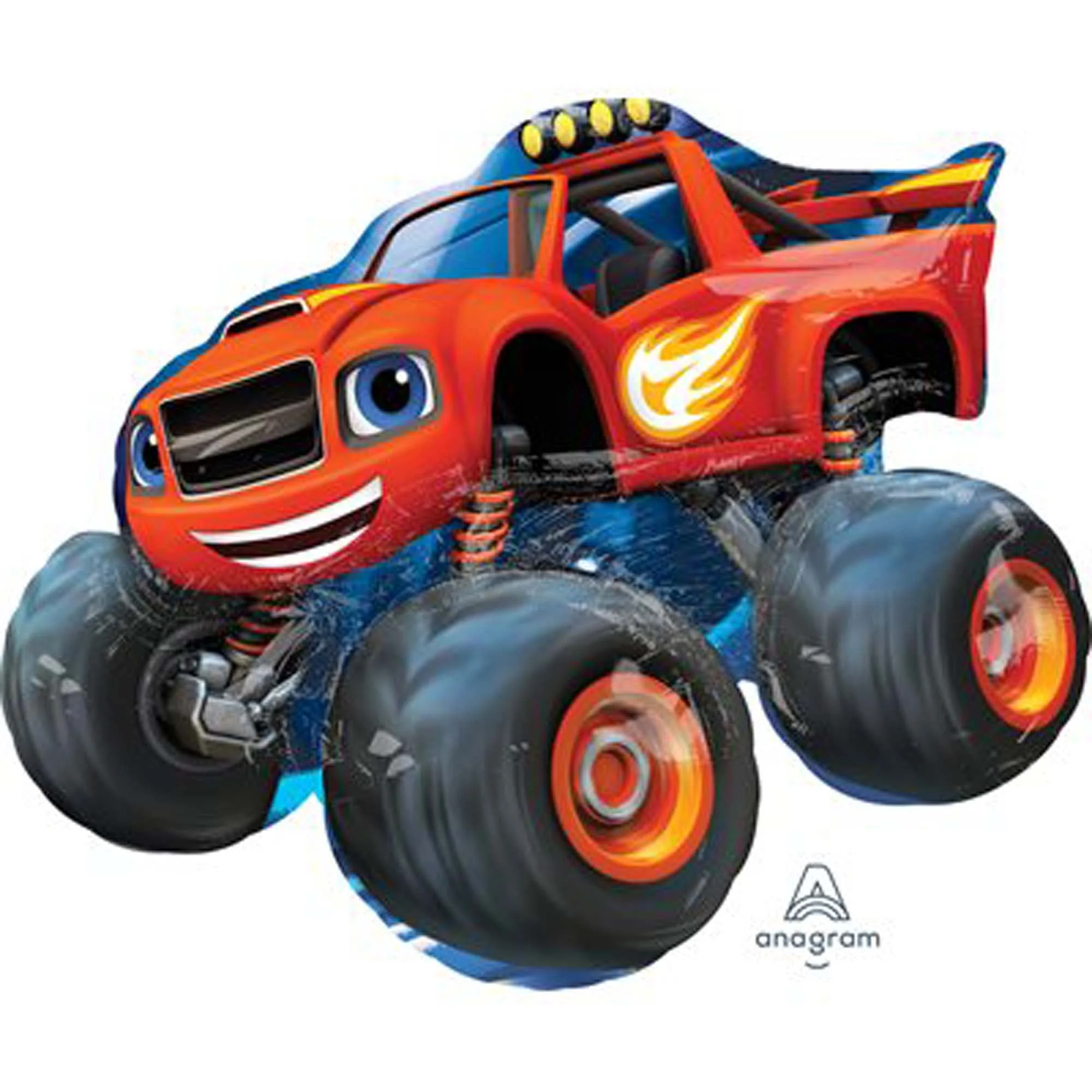 Blaze and the Monster Machines Supershape Foil Balloon, 34 Inches, 1 Count