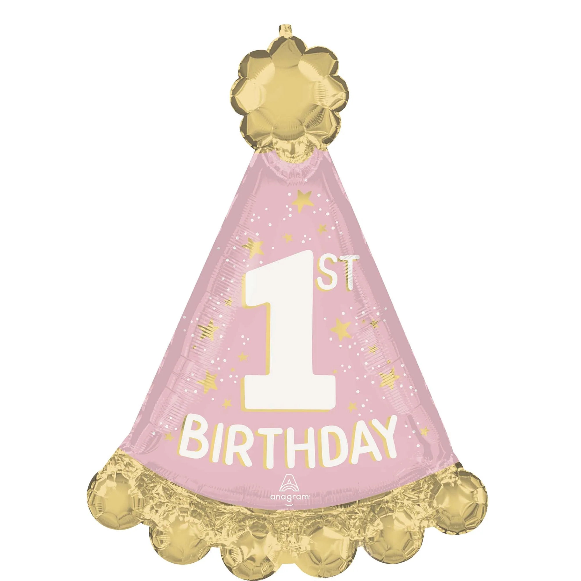 Little Miss 1st Birthday Supershape Foil Balloon, 29 Inches, 1 Count