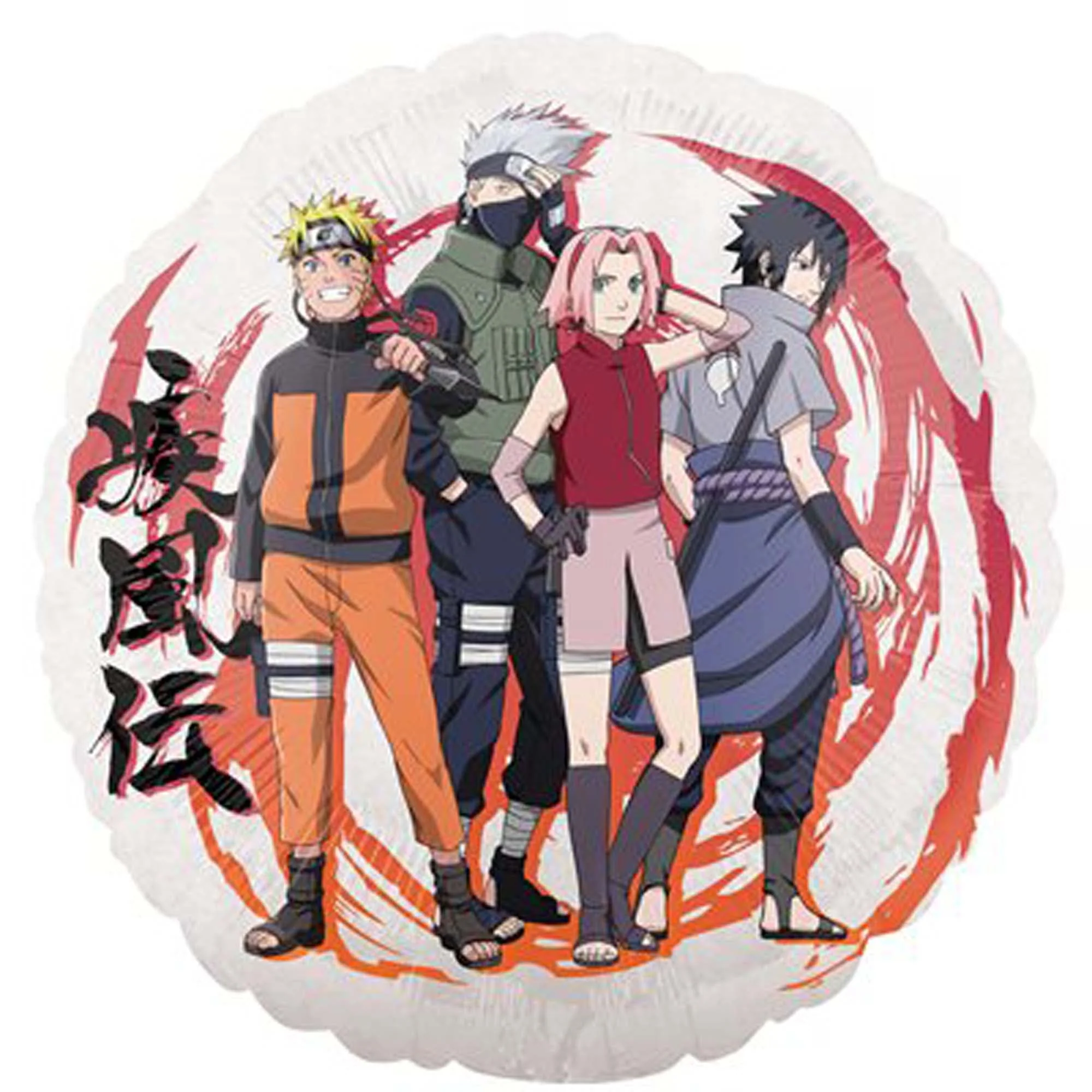 Naruto Round Foil Balloon, 18 Inches, 1 Count