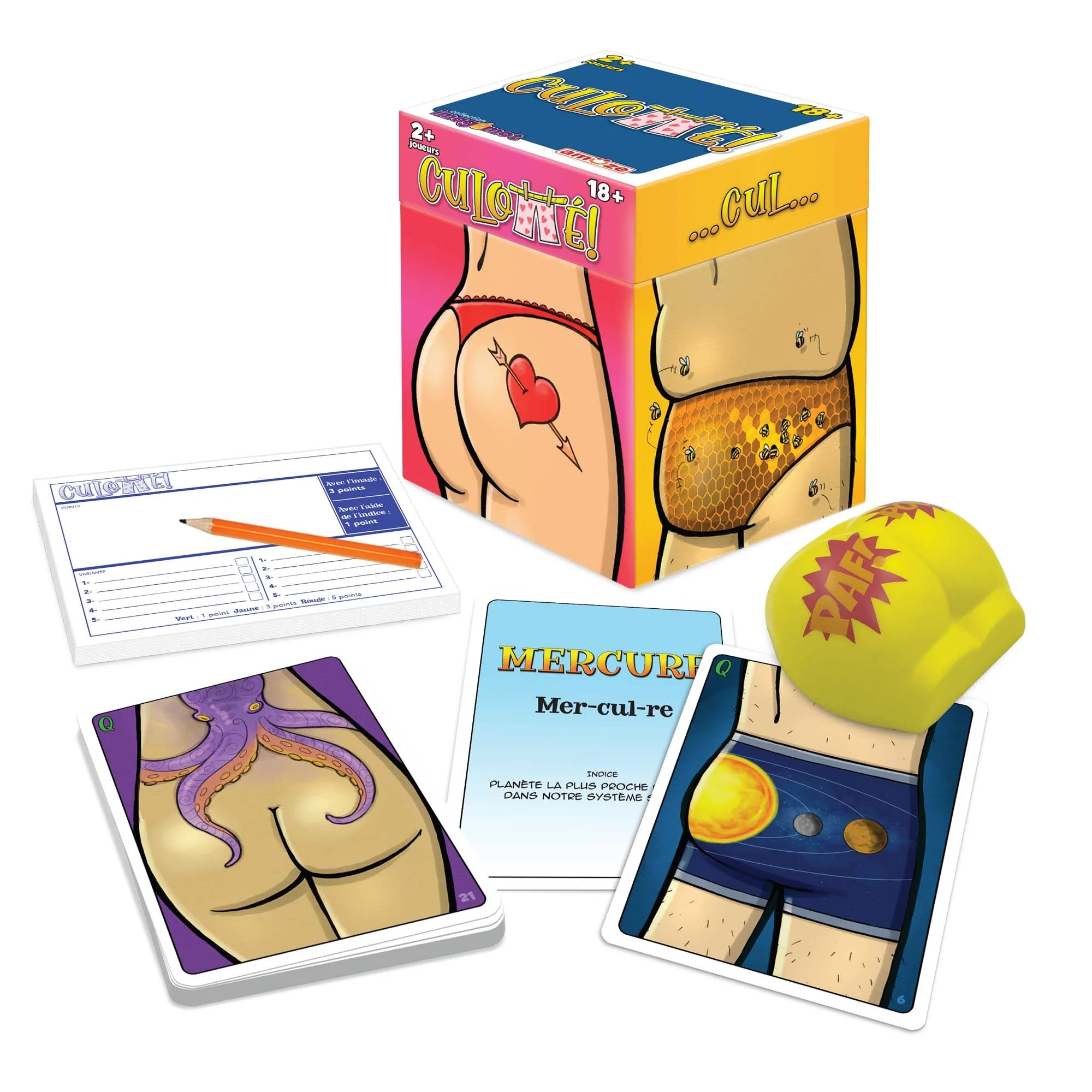 Culotté! 18+ Game, French Version, 1 Count