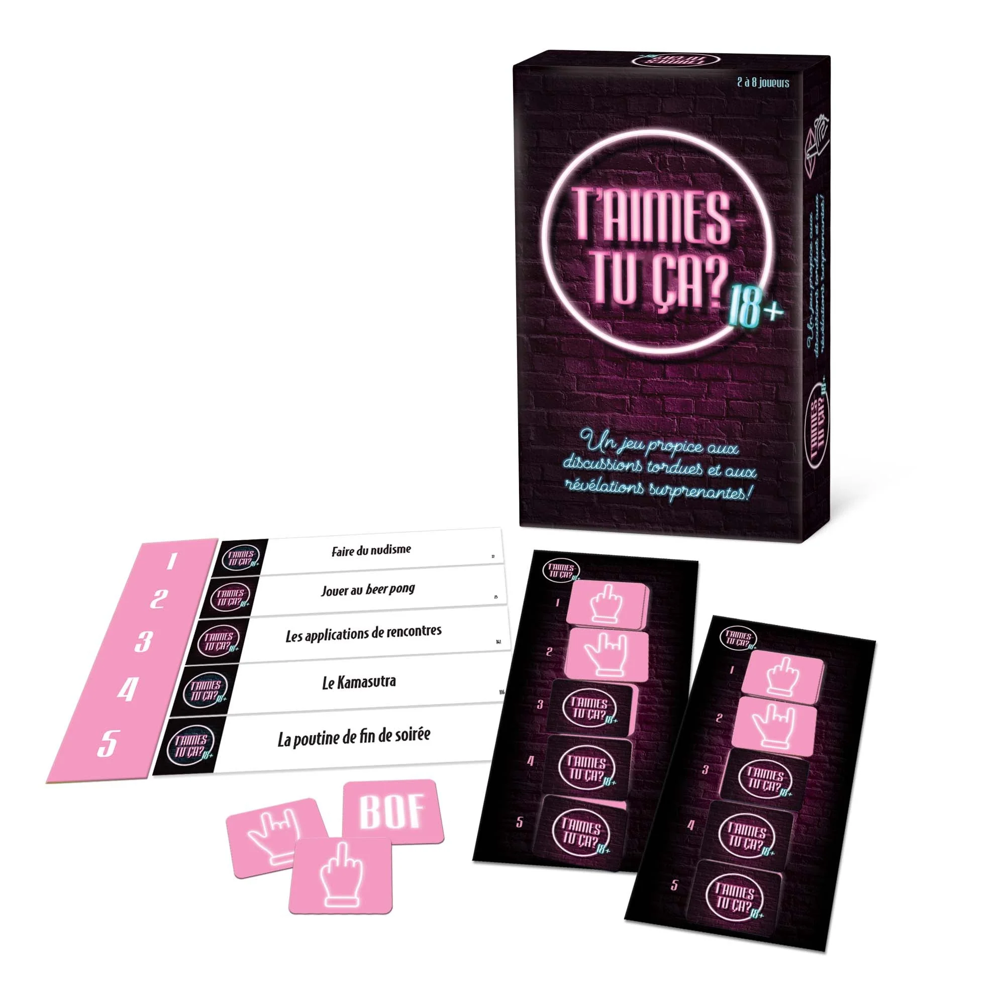T'aimes-tu Ça? 18+ Game, French Version, 1 Count