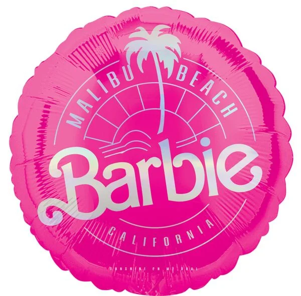 116 17" Malibu Beach Barbie Foil Balloons