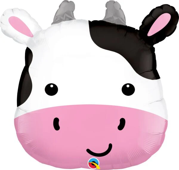 282 28" Cute Holstein Cow Foil Balloon
