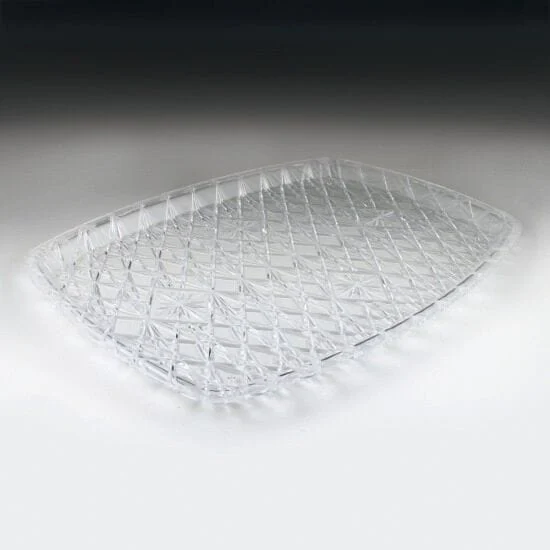 Rectangular Crystal Cut Tray